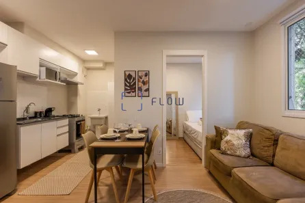 Apartamento com 1 Quarto à venda, 34m² no Santo Amaro, São Paulo