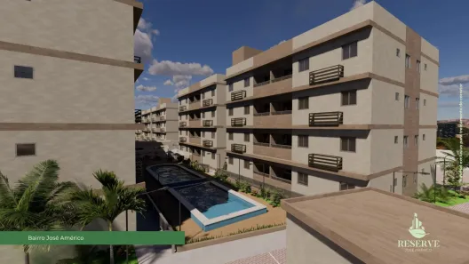 Apartamento com 2 Quartos à venda, 49m² no Cidade dos Colibris, João Pessoa