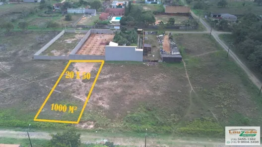 Lote/Terreno à venda, 1000m² no Chácaras Fazenda São João, Peruíbe
