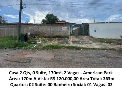 Lote/Terreno à venda, 170m² no American Park, Aparecida de Goiânia