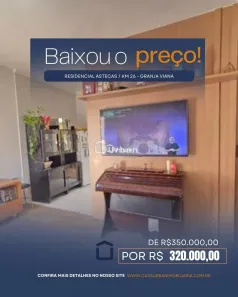 Casa de Condomínio com 2 Quartos para alugar, 52m² no Chácara Ondas Verdes, Cotia