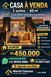 Casa com 2 Quartos à venda, 100m² no Aruana, Aracaju
