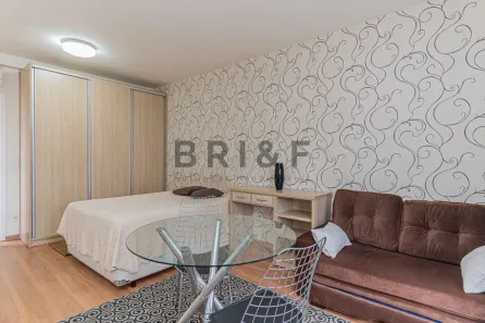 Apartamento com 1 Quarto para alugar, 38m² no Brooklin Paulista, São Paulo