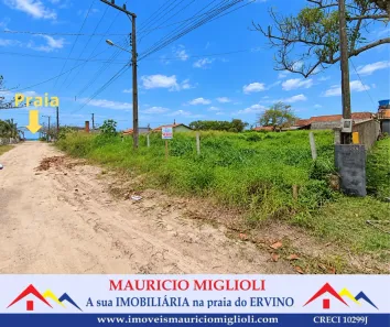 Lote/Terreno à venda, 490m² no Praia do Ervino, São Francisco do Sul