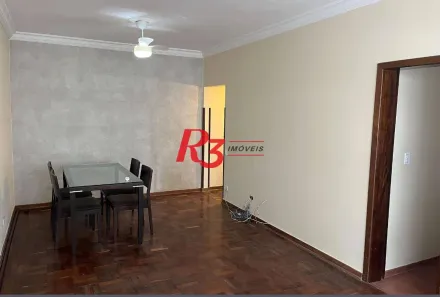 Apartamento com 2 Quartos para alugar, 105m² no Ponta da Praia, Santos