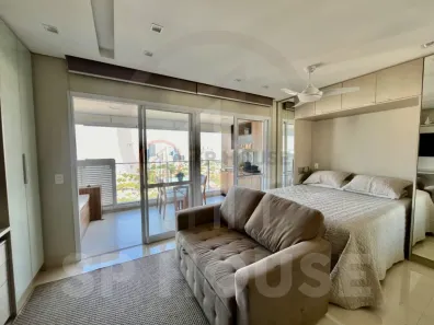 Apartamento com 1 Quarto para alugar, 42m² no Cidade Monções, São Paulo