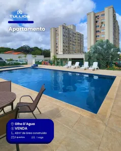 Apartamento com 2 Quartos à venda, 42m² no Olho D'Água, São Luís