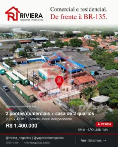 Lote/Terreno à venda, 427m² no Vila Esperança, São Luís