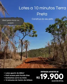 Lote/Terreno à venda, 600m² no Terra Preta (Terra Preta), Mairiporã