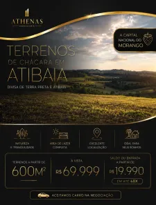 Lote/Terreno à venda, 600m² no Vila Santista, Atibaia