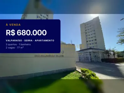 Apartamento com 3 Quartos à venda, 77m² no Valparaíso, Serra