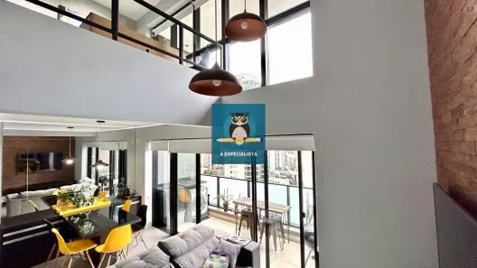 Apartamento com 1 Quarto para alugar, 55m² no Campo Belo, São Paulo