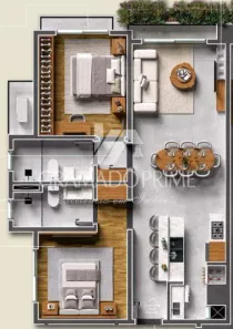 Apartamento com 2 Quartos à venda, 82m² no Vila Suica, Gramado