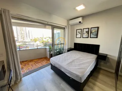 Apartamento com 1 Quarto para alugar, 25m² no Jardim das Acácias, São Paulo