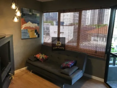 Flat com 1 Quarto para alugar, 48m² no Cidade Monções, São Paulo