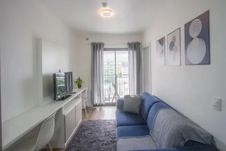 Apartamento com 1 Quarto à venda, 34m² no Santo Amaro, São Paulo