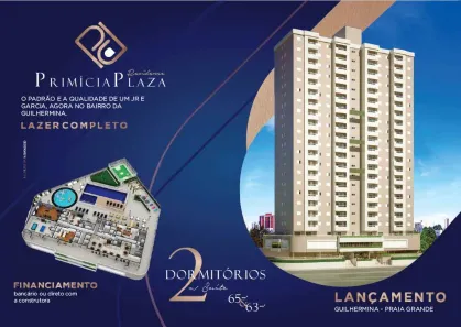 Apartamento com 2 Quartos à venda, 65m² no Guilhermina, Praia Grande
