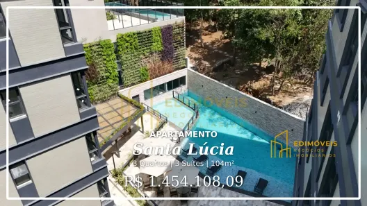 Apartamento com 3 Quartos à venda, 104m² no Santa Lúcia, Vitória
