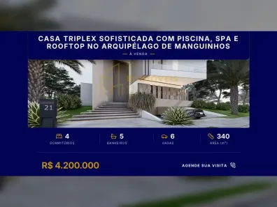 Casa com 4 Quartos à venda, 340m² no Manguinhos, Serra