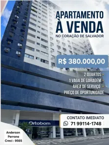 Apartamento com 2 Quartos à venda, 50m² no Santa Teresa, Salvador