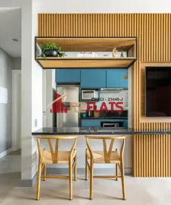 Apartamento com 1 Quarto para alugar, 45m² no Itaim Bibi, São Paulo