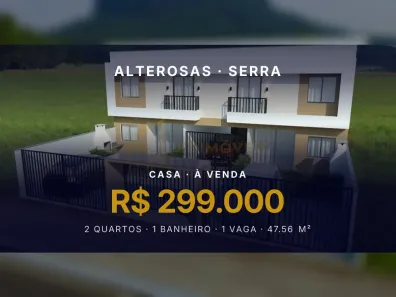 Casa com 2 Quartos à venda, 47m² no Alterosas, Serra