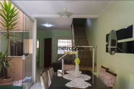 Sobrado com 3 Quartos à venda, 137m² no Campestre, Santo André