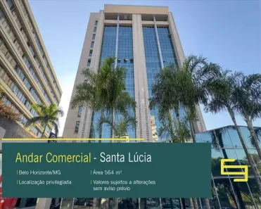 Imóvel Comercial para alugar, 564m² no Gutierrez, Belo Horizonte