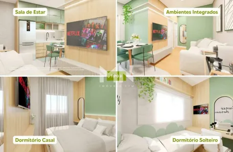 Apartamento com 2 Quartos à venda, 45m² no Caguassu, Sorocaba