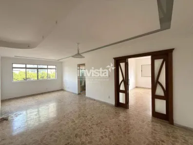 Apartamento com 2 Quartos para alugar, 130m² no Gonzaga, Santos