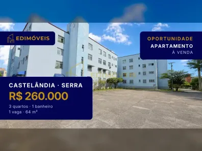 Apartamento com 3 Quartos à venda, 64m² no Castelândia, Serra