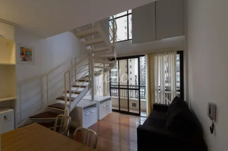 Apartamento com 1 Quarto para alugar, 45m² no Jardim Paulista, São Paulo