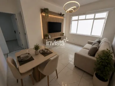 Apartamento com 2 Quartos à venda, 61m² no Estuário, Santos