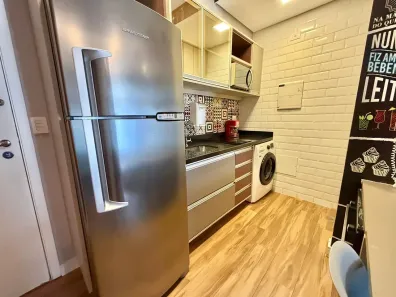 Apartamento com 1 Quarto para alugar, 44m² no Pompéia, Santos