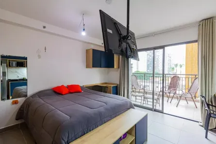 Kitnet com 1 Quarto à venda, 50m² no Santo Amaro, São Paulo