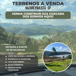 Lote/Terreno à venda, 9000m² no Bairro do Divininho, Nazaré Paulista