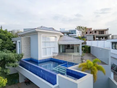 Casa de Condomínio com 5 Quartos para venda ou aluguel, 400m² no Residencial Jatibela, Campinas