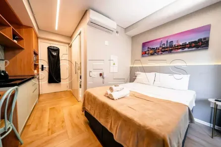 Apartamento com 1 Quarto para alugar, 21m² no Moema, São Paulo
