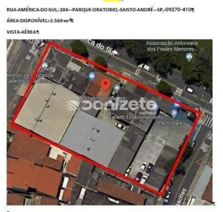 Lote/Terreno à venda, 1979m² no Parque Novo Oratório, Santo André