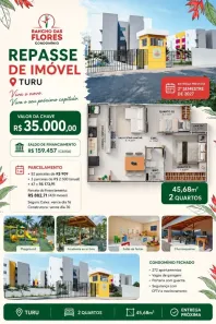 Apartamento com 2 Quartos à venda, 45m² no , São José de Ribamar