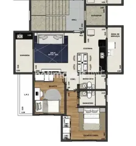 Apartamento com 2 Quartos à venda, 61m² no Indaiá, Belo Horizonte