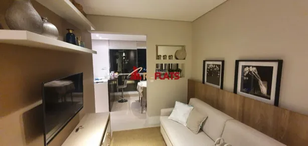 Flat com 1 Quarto para alugar, 40m² no Indianópolis, São Paulo