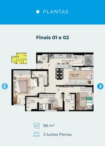 Apartamento com 3 Quartos à venda, 98m² no Setor Bueno, Goiânia