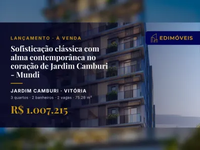 Apartamento com 3 Quartos à venda, 75m² no Jardim Camburi, Vitória