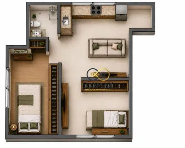 Apartamento com 2 Quartos à venda, 41m² no Vila Paulicéia, São Paulo