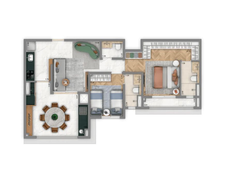 LIVING WELLNESS ACLIMACAO - APARTAMENTOS no Jardim da Glória, São Paulo