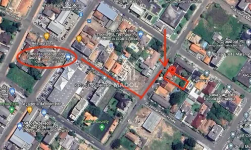 Lote/Terreno à venda, 555m² no Jardim Carvalho, Ponta Grossa