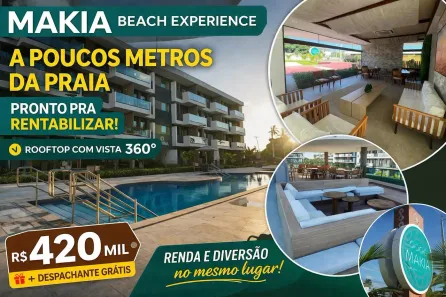 Flat com 1 Quarto à venda, 29m² no N. Sra. do Ó, Ipojuca