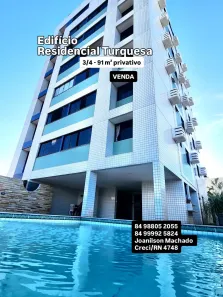 Apartamento com 3 Quartos à venda, 91m² no Candelária, Natal