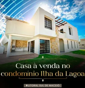 Casa de Condomínio com 4 Quartos à venda, 272m² no Massagueira de Baixo, Marechal Deodoro